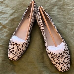 TOMA BRIELA MINI CHEETAH BALLET FLATS SIZE 7.5 BRAND NEW NEVER WORN